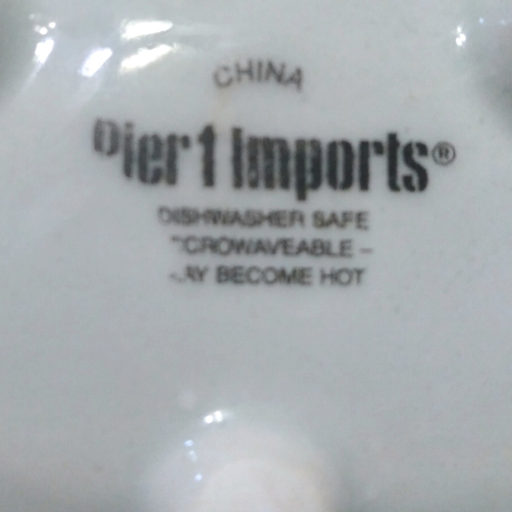 Pier 1 Imports Ceramic Oval Trinket Dish - Picture 4 of 7